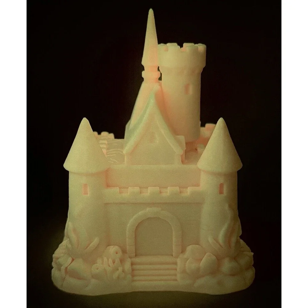 Sea Monkeys Pink Glow In The Dark Castle Toy